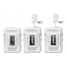 CKMova Vocal X V2W UltraCompact 3.5mm Output 2.4GHz Dual-Channel Wireless Microphone